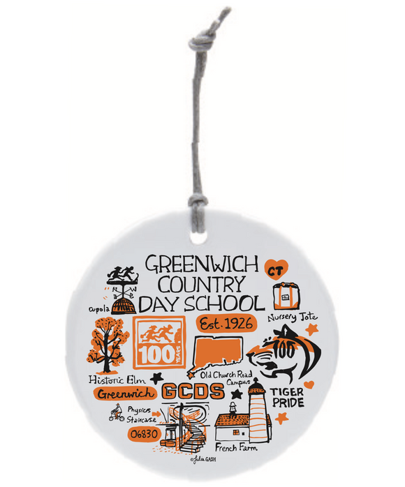 Julia Gash Centennial Ceramic Ornament