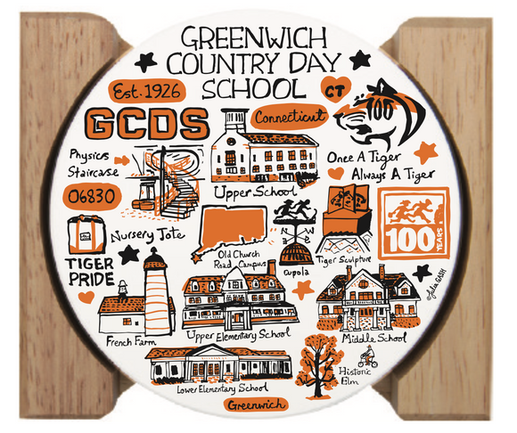Julia Gash Centennial Ceramic Coasters